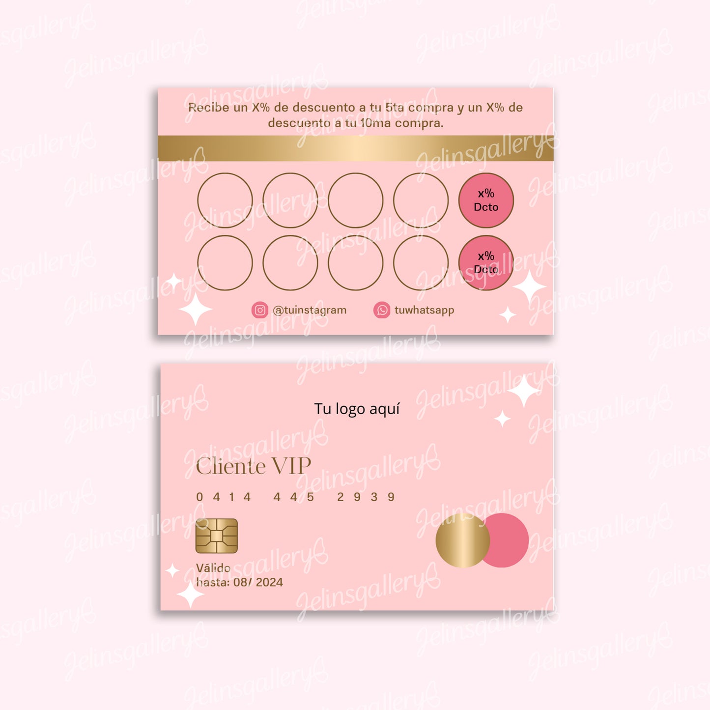 Tarjeta de fidelidad Gold