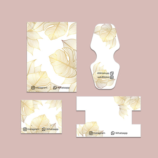 Plantilla Golden Leaves